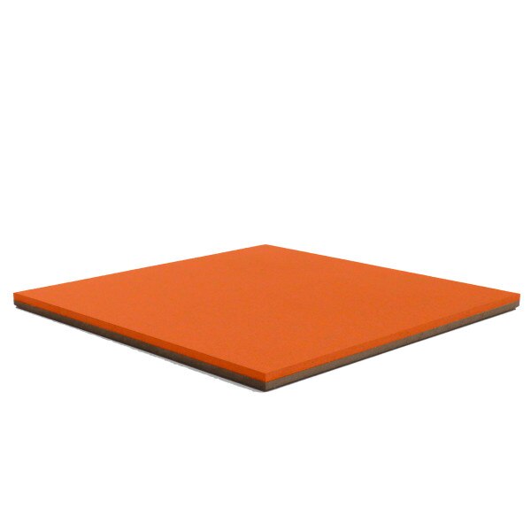 Forbo Tangerine Zest 2211 Bulletin Board cork on hardboard backer